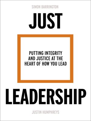 cover image of Just Leadership